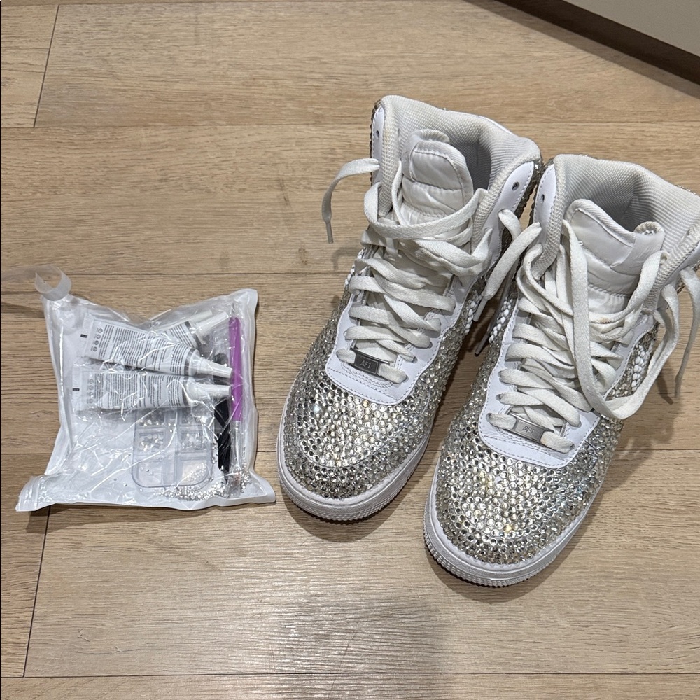 Nike Sparkling High-Top air-force 1 - Picture 7 of 9
